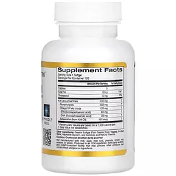 Олія антарктичного криля California Gold Nutrition Antarctic Krill Oil Omega-3 500 мг смак полуниці та лимона120 желатинових капсул - мініатюра 2