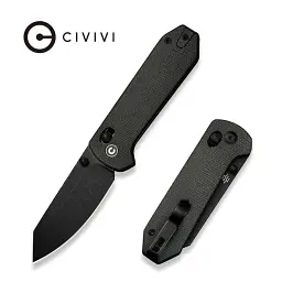 Ніж Civivi Yonder, Black Micarta, Darkwash (C23073B-1) - мініатюра 10