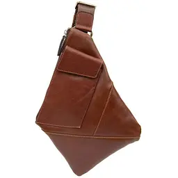 Чоловіча шкіряна сумка-слінг GRANDE PELLE 21х31х1.5 см sum0025493