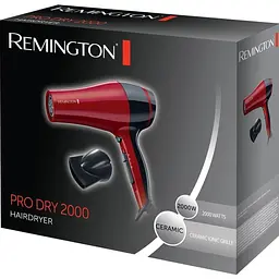 Фен Remington Pro Dry D3080 червоно-чорний - мініатюра 3