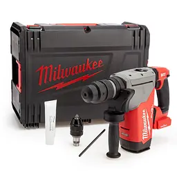 Перфоратор акумуляторний безщітковий SDS-PLUS MILWAUKEE, M18 ONEFHPX-0X, 5Дж (каркас, HDкейс) - мініатюра 3