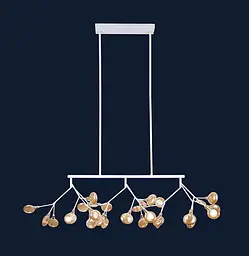 Люстра LED PETALinisoln Levistella 918LP264-27 WH+BR - мініатюра 2