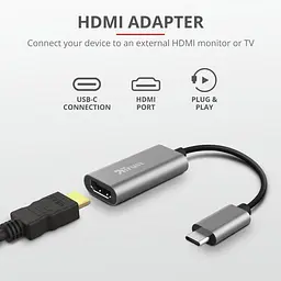 Адаптер HDMI Trust DALYX USB-C to HDMI (23774) - мініатюра 10