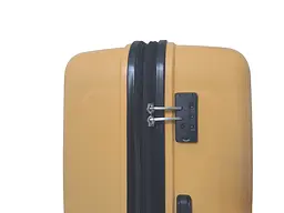 Валіза дорожня Гігант (XL) Поліпропілен Airtex 241 108л 75x52x32см Жовтий (Yellow) - мініатюра 6
