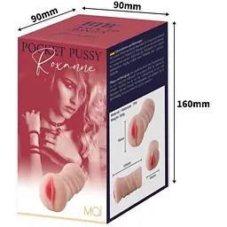 Мастурбатор-вагіна Mai Pocket Pussy Roxanne Flesh - мініатюра 4