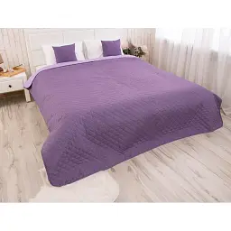 Покривало Руно двостороннє декоративне Violet 150х212 см фіолетове - мініатюра 7