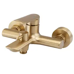 Змішувач для ванни з коротким зливом Koer KB-40028-12 KR5307 Золотий - мініатюра 3