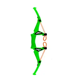Уцінка. Іграшковий лук Zing Air Storm Bullz Eye, з мішенню, зелений (AS200G)  - мініатюра 3