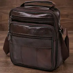 Чоловіча сумка з натуральної шкіри Vintage 20450 коричневий