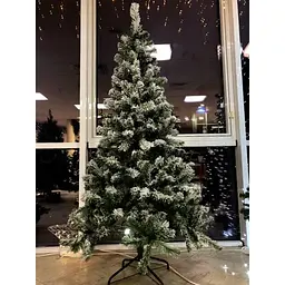Сосна штучна Black Box Trees Millington з ефектом покриття снігом 2.15 м біло-зелена (8718861279566) - мініатюра 8