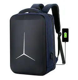 Рюкзак міський для ноутбука 15.6 Voltronic TT2BB Black-Blue - мініатюра 1