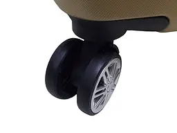 Валіза середня M ABS-пластик Worldline Airtex 652 69×45×29см 88л Шампань - мініатюра 6