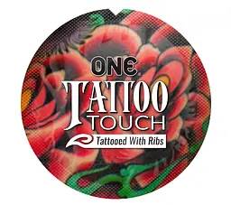 Презервативи ONE Tattoo Touch з ребристою поверхнею у вигляді тату, 1 шт One One Tattoo Touch 101887 - мініатюра 3
