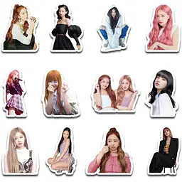 Стікерпак набір наклейок G-Toys Blackpink 45 шт. (SP BP 01) - мініатюра 5