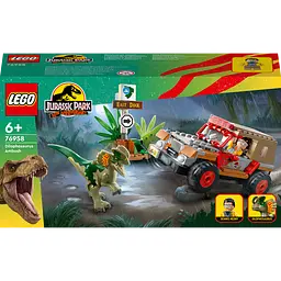 Конструктор LEGO Jurassic World Засідка дилофозавра 211 деталей (76958)