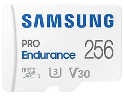 Карта пам'яті Samsung microSDXC 256GB C10 UHS-I R180MB/s PRO Endurance + SD (MB-MJ256KA/EU) - мініатюра 2