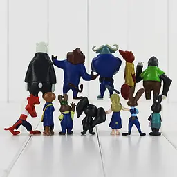 Іграшки-фігурки Зверополис Zootopia ( Зоотрополис ), 12 шт - мініатюра 3