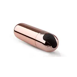 Віброкуля Rosy Gold - Nouveau Bullet Vibrator, 7.5х2 см. (золотиста) - мініатюра 3