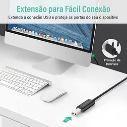 Дата кабель USB 2.0 AM to AF 20.0m Active black Ugreen (10324) - мініатюра 3