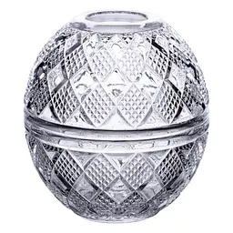 Серветниця скляна настільна 17х15 см Yiwu HP-4-110