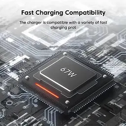 Зарядний пристрій Xiaomi 67W GaN Charger 3 виходи 2C1A (BHR7493EU) біле - мініатюра 5