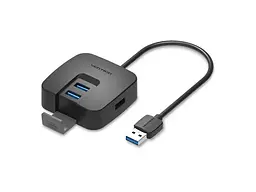 Мультипортовий адаптер Vention 4-Port USB 3.0 0.5 м Black (CHBBD)