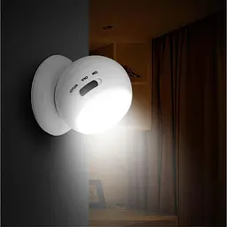 Світильник настінний LED SmartLight ML-03, з датчиком руху, акумуляторний, білий, 3 Вт, 9×7.5×7.5 см