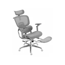 Офісне крісло GT Racer B-816 White/Gray - миниатюра 5
