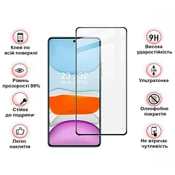 Скло захисне BeCover Xiaomi Redmi Note 14 4G Black (713099) - мініатюра 3