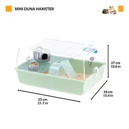 Клітка Ferplast Mini Duna Hamster White для хом`яків - мініатюра 2