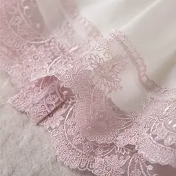 Костюм для хрещення "Світлинка" інтерлок зріст 50 см (0 – 1 місяць) Betis Молочний з пудровим - мініатюра 5