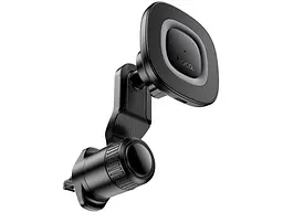 Автомобільний тримач для смартфона Hoco HW30 Crown Black/Metal Gray (6942007646925) - мініатюра 3