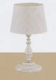 Настільна лампа ALFA Roksana White 18538