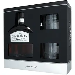Набір віскі Jack Daniel's Gentleman Jack 40% 0.7 л + 2 склянки - мініатюра 2