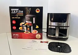 Електрична фритюрниця Zepline без олії 8 л 3000 Вт ZP-092 - мініатюра 2