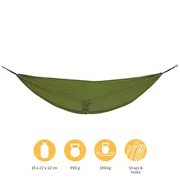 Гамак туристичний Grand Canyon Bass Hammock Double 320х230 см 180 кг 30621630 Оливковий - мініатюра 2