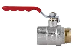 Кран кульовий Thermo Alliance Standart 1" ВЗ прямий, PN40, важіль SD605NW25PN40 - мініатюра 2