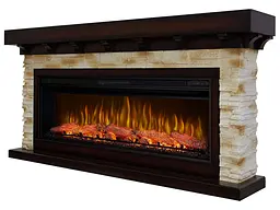Камінокомплект ArtiFlame LUDWIG AF50 Махагон коричневий антік