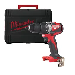 Дриль-шуруповерт акумуляторна безщіткова ударна MILWAUKEE, M18 BLPD2-0X, 82Нм (каркас, HDкейс) - мініатюра 2