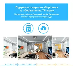 IP-камера поворотна XON SmartCam Wi-Fi 1080P (QTWEW21VW 4903) Біла - мініатюра 11