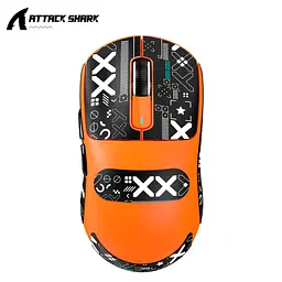 Бездротова мишка ATTACK SHARK X3 Orange | Сенсор PAW3395 | 65 годин акум