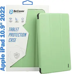 Чохол до планшета BeCover Tri Fold Soft TPU mount Apple Pencil Apple iPad 10.9" 2022/24/11" 2025 Light Green (708465)