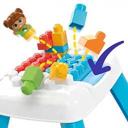 Розвиваючий конструктор-столик Mega Bloks, 25 деталей (HHM99) - мініатюра 2