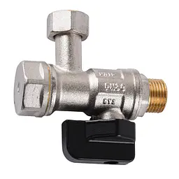 Кран кульовий котловий 1/2″ Arco 150823 кутовий з накидною гайкою with Filter - мініатюра 2