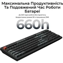 Клавіатура Keychron V6 Ultra Red Switch RGB UA Black (V6U-D1-UA) [169128] - мініатюра 9