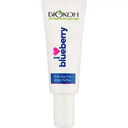 Патчі під очі Біокон Рідкі I Love Blueberry 20 мл (4823110302880) - мініатюра 2