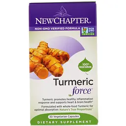 Куркумін New Chapter Turmeric Force 30 вегетаріанських капсул - мініатюра 2