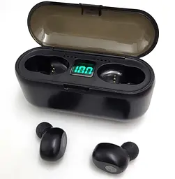 Бездротові навушники Bluetooth 5.0 із сенсорним керуванням та зарядним кейсом Amoi F9 - мініатюра 4
