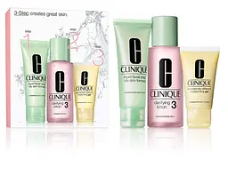 Набір Clinique 3-Step Intro Kit 3 (Oily 30ml + Lotion3 60ml + Gel 30ml) - мініатюра 2