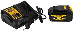 DeWALT Перфоратор акумуляторний DeWalt SDS PLUS 18В XR Li-Ion акб 1х4А·рік 2.6Дж 0-5500уд/хв 0-1500об/хв 3 режими кейс 2.88кг - мініатюра 4